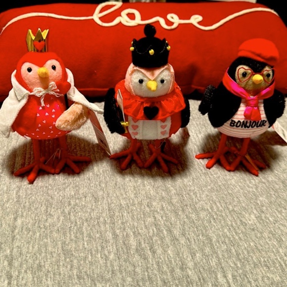 Target Birds Valentine’s Day Entire set of 3 Spritz birds - 2024 edition